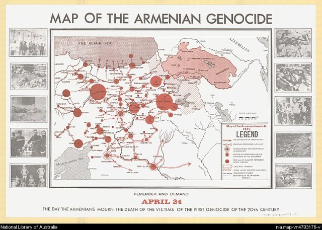 Armenian Genocide map